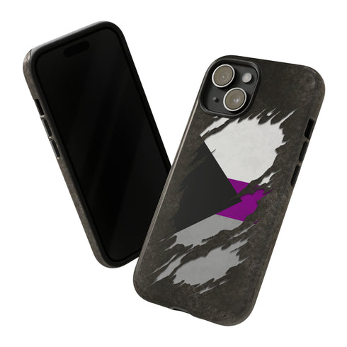 Demisexual Pride Flag Ripped Reveal Tough Case